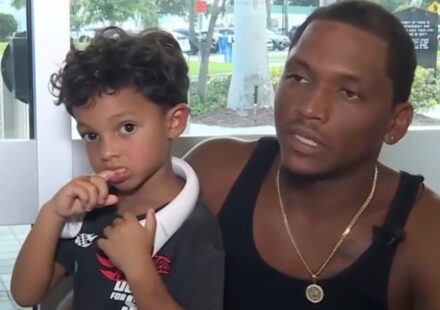 A Port St. Lucie, Florida father sustains severe injuries after punching through a truck window to rescue two toddlers locked inside during a 94-degree heat wave.