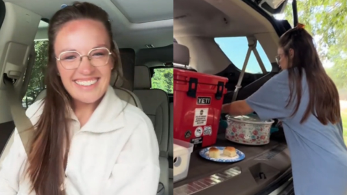 This Florida Mom’s Busy-Night Hack Is Actually Genius: ‘Elite Level Momming’ Florida mom's crockpot car hack in soccer field parking lot