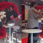 Woman proposes to boyfriend at McDonald's with red carpet and roses in North Carolina