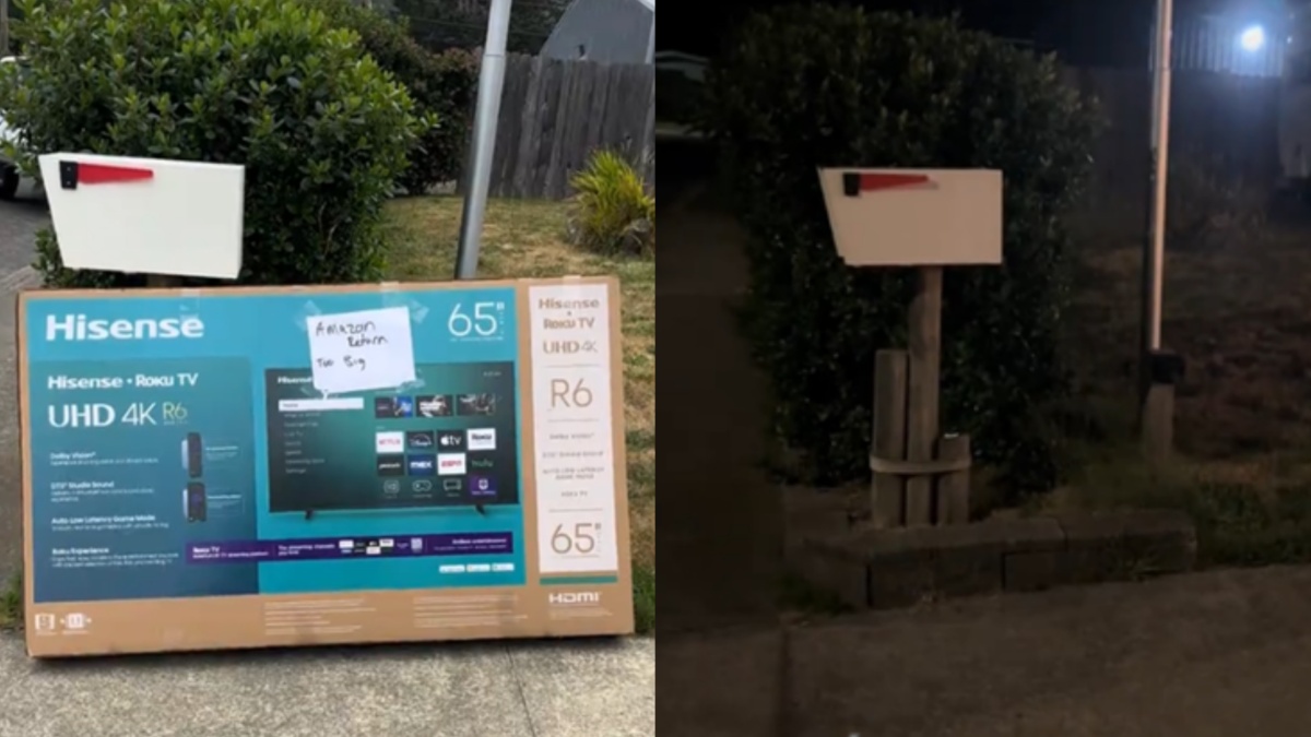 Oregon Man Reveals Devious Trick For Ditching Broken TV Without Paying Fees: ‘It Cost Money To Throw Stuff Away’ Oregon man leaves broken tv out to be stolen