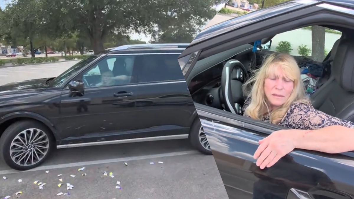 Concerned Dad Confronts Stranger Over Parking Lot Trash: ‘Don’t Mess With Texas’ Texas dad confronts woman over littering in parking lot
