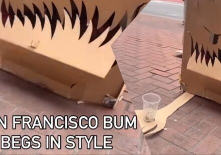 Homeless California Man