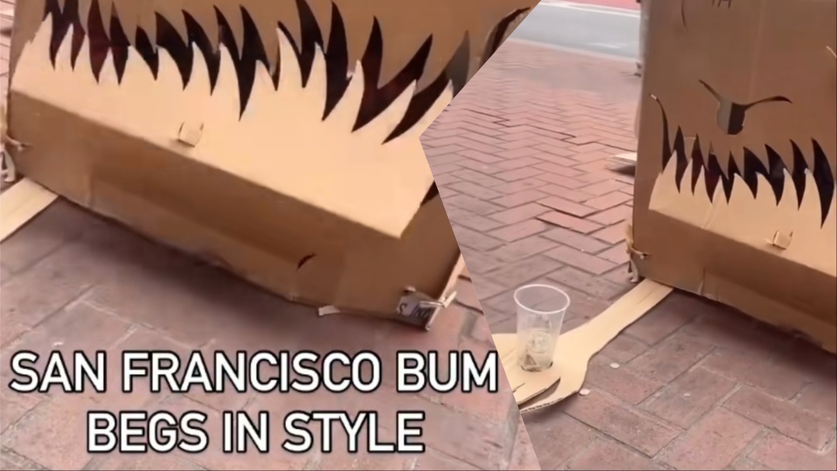 Homeless California Man