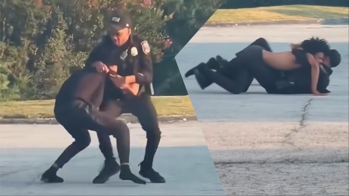 Georgia Cop's Bad Arrest Attempt