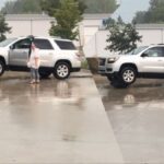 Michigan Woman Drives Over Massive Rock In Gas Station Parking Lot