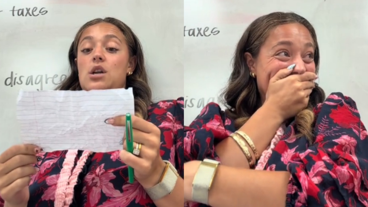 Tennessee Teacher’s ‘Juicy’ Breakup Note Has 4th Graders Screaming Before History Lesson: ‘You’re Too Controlling’ Tennessee Teacher’s ‘Juicy’ Breakup Note Has 4th Graders Screaming
